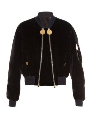 Givenchy Velvet Bomber Jacket 